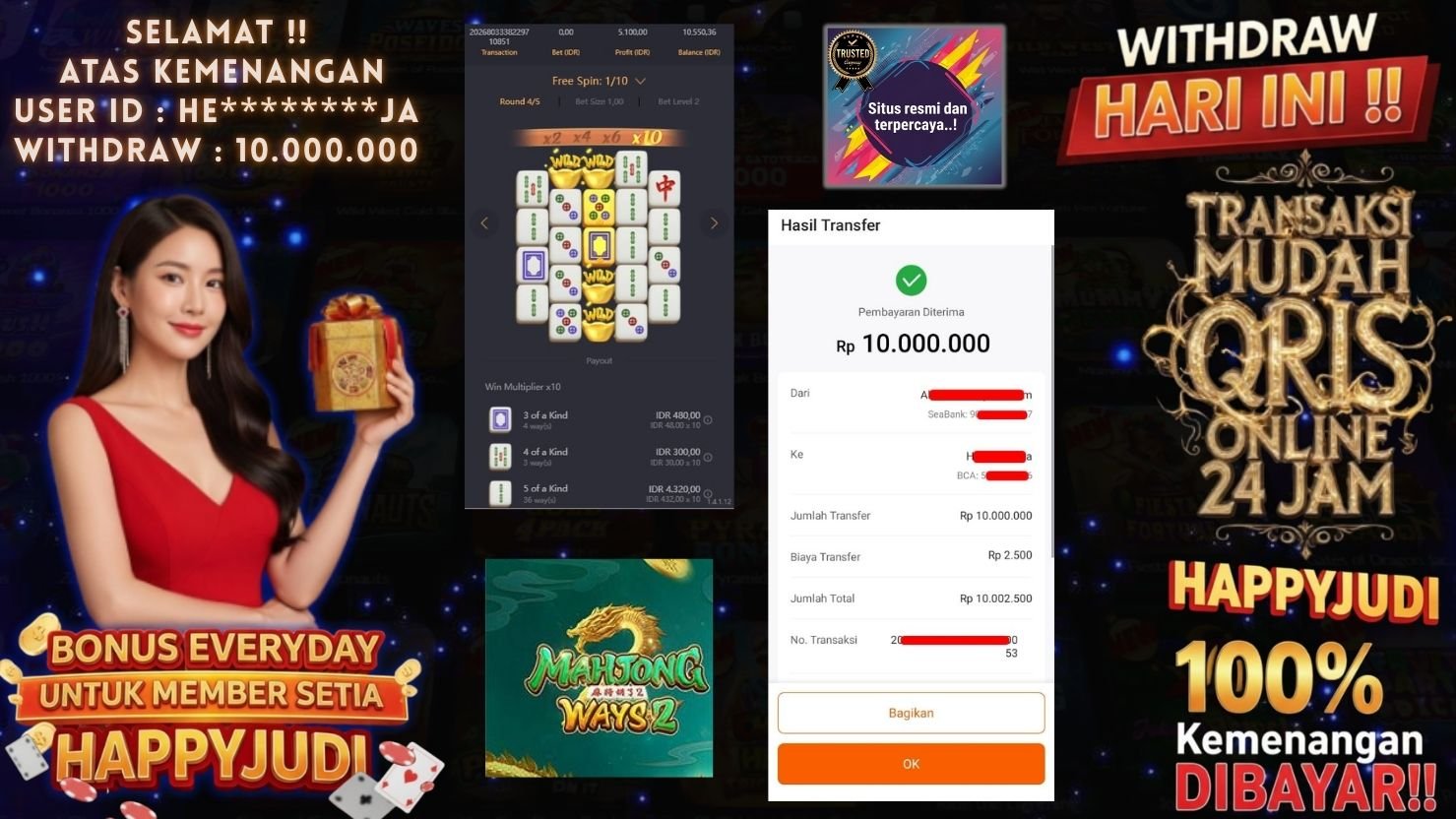 HAPPYJUDI JACKPOT SLOT MAHJONG WAYS 2